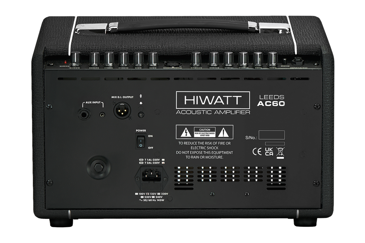 HIWATT LEEDS AC60 Combo 60W 2-Channel Mobile Acoustic Guitar