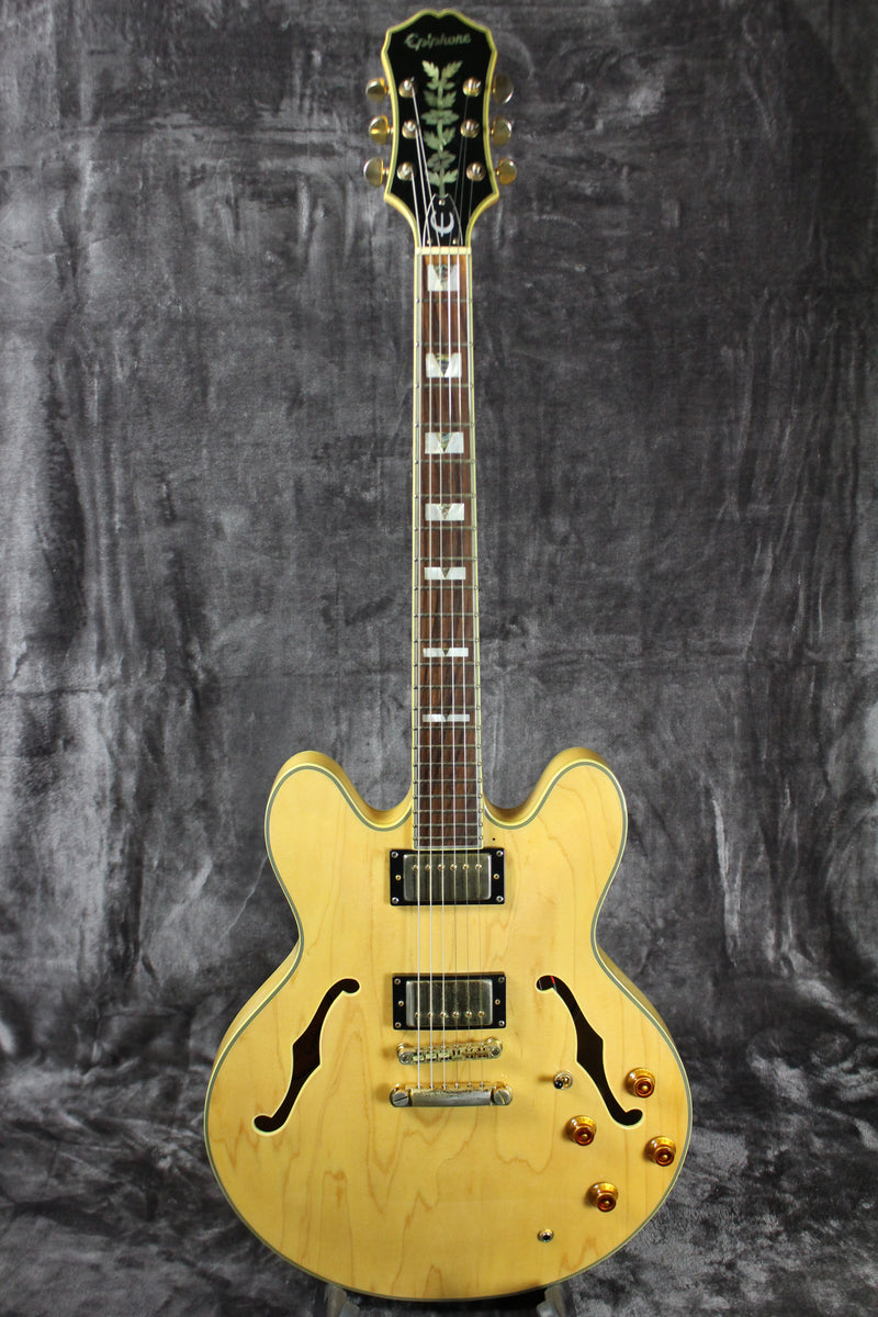 美品！Epiphone Sheraton II Natural Epiphone Sheraton II - Natural | Sweetwater