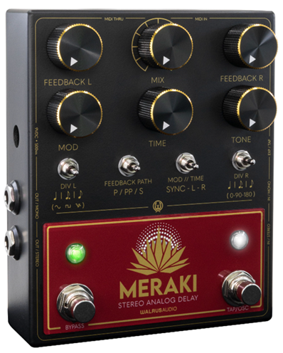 Walrus Audio Meraki: Stereo Analog Delay *Free Shipping in the USA