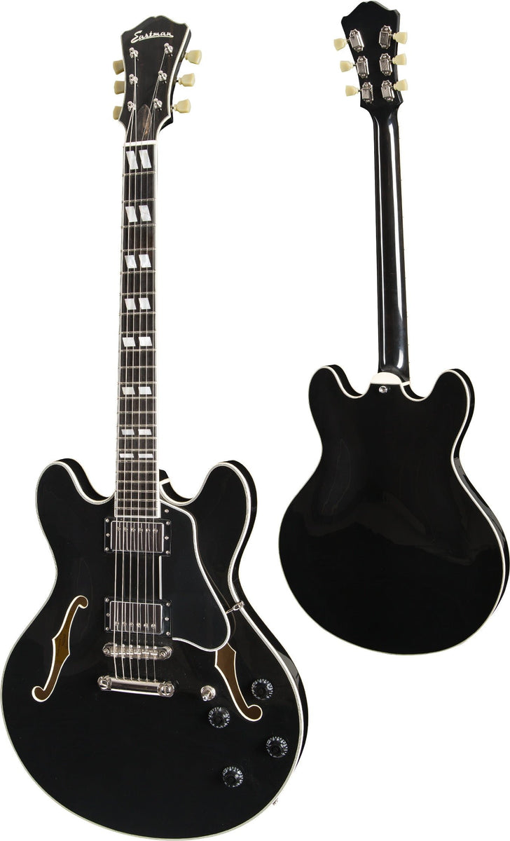 Eastman T486-BK T486 Trans Black Thinline Deluxe *Free Shipping in