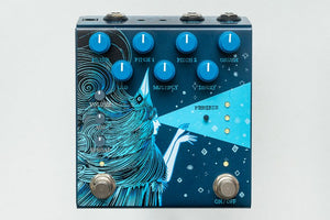 Old Blood Noise Endeavors Dark Star V3 Stereo Soundscape Reverb Blue *Free Shipping in the USA*