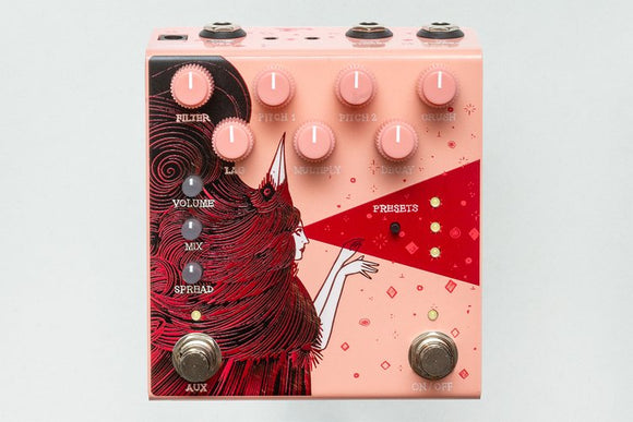 Old Blood Noise Endeavors Dark Star V3 Stereo Soundscape Reverb Pink *Free Shipping in the USA*