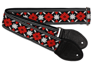 Souldier Tulip Black Guitar Strap *Free Shipping in the USA*