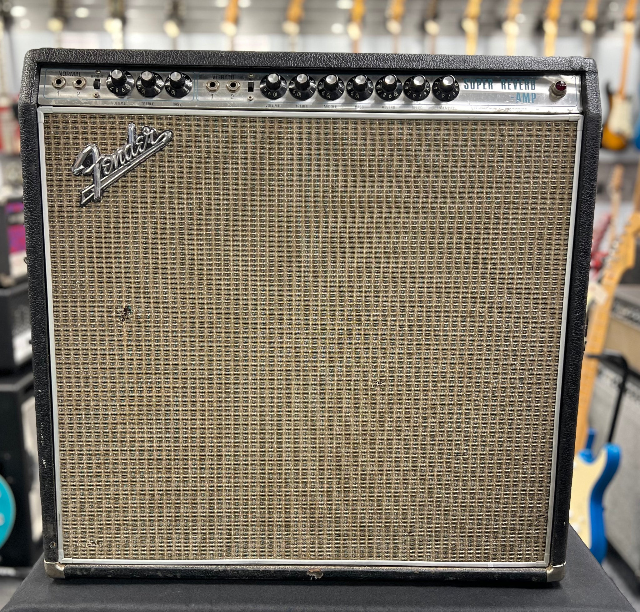 1968 Fender Super Reverb *Changed Speakers/Reverb Tank* *Drip Edge ...