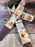Josey Straps Cherry Blossom with Sunset Ends Cotton backing *Free Shipping in the USA*