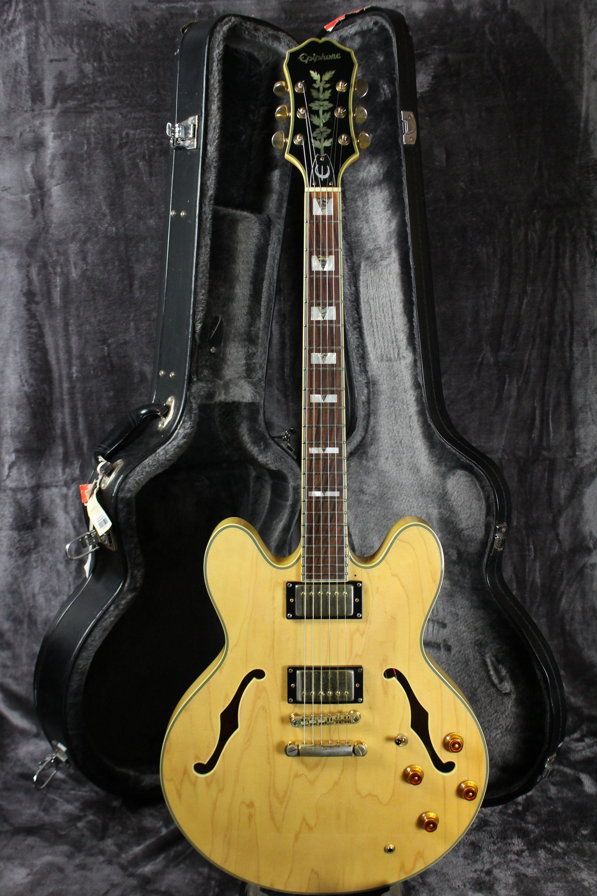2005 Epiphone Sheraton II Natural – Empire Guitars