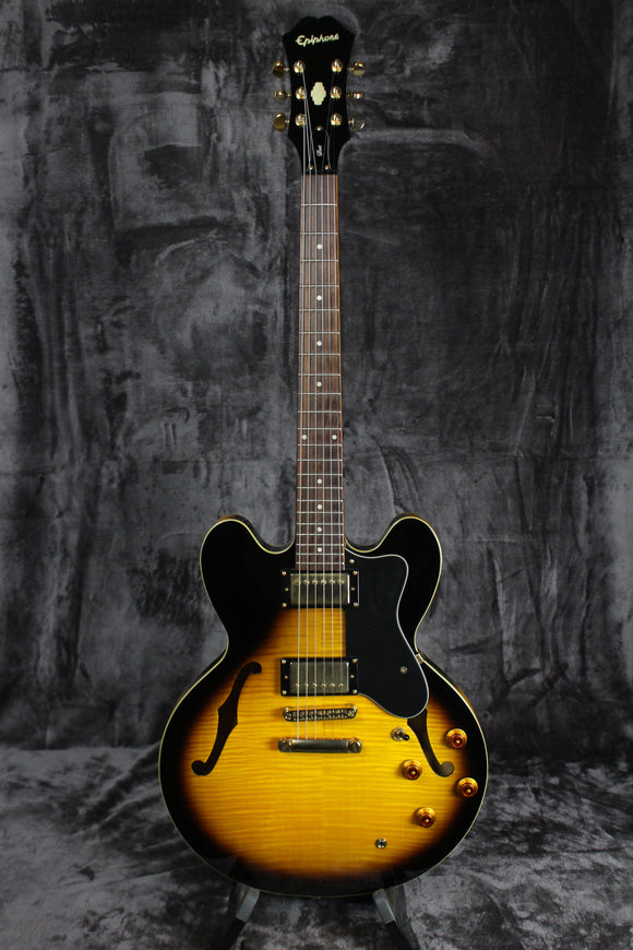 Epiphone dot deals deluxe vintage sunburst