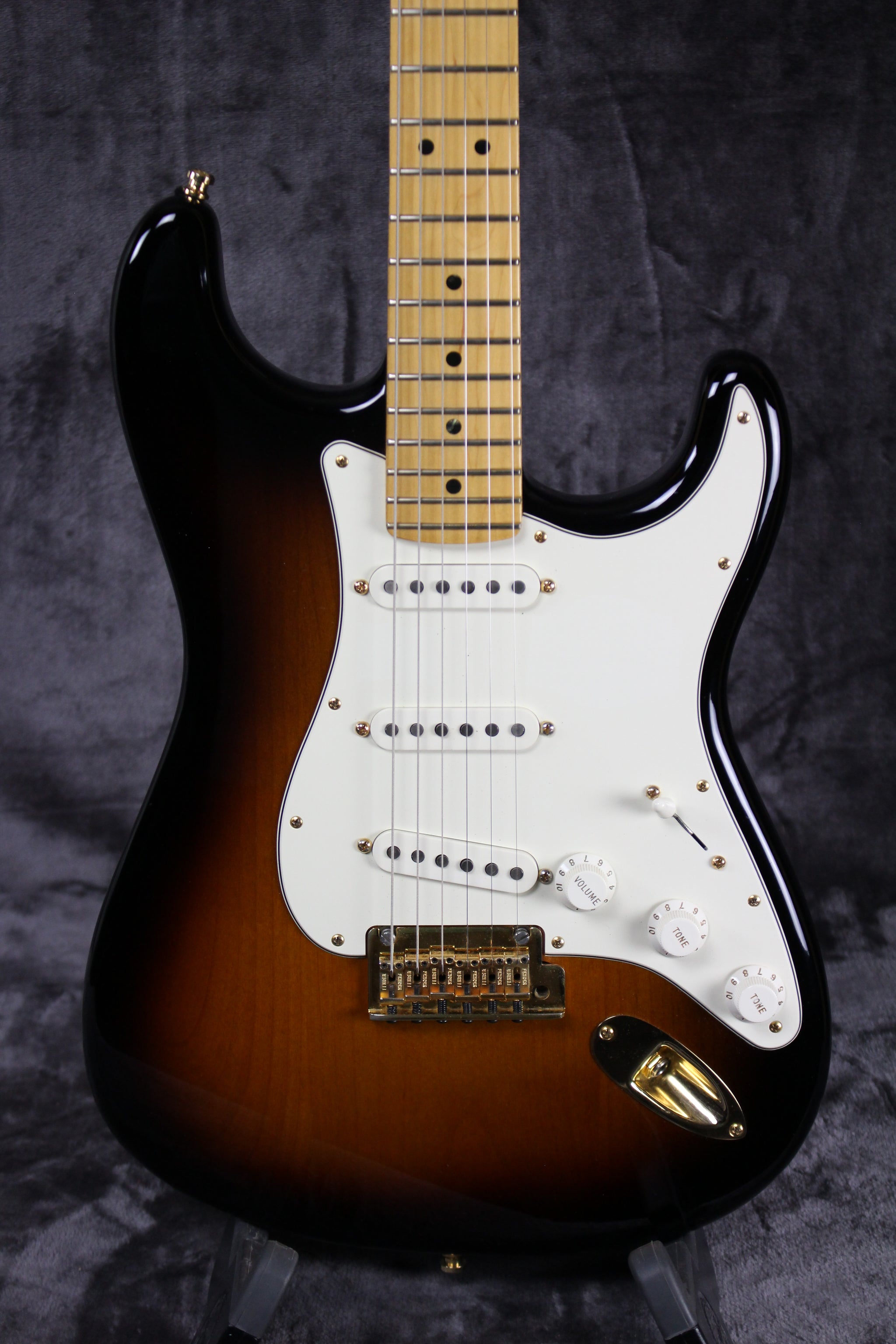 Plaque Fender - Stratocaster 60th | Plaques métal vintage décoratives