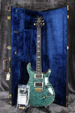 2019 Paul Reed Smith Custom 24 Wood Library 10 Top PRS Blue Crab Blue