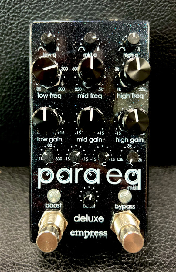 empress eq pedal Empress Effects Para EQ MKII Deluxe BLACK "FREE SHIPPING in the USA" – Empire Guitars