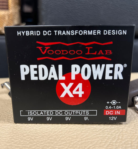 Voodoo Labs PP X 4 Power supply w/ cables Used