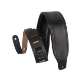 Levy's Amped Leather Series M26PD-BLK Guitar Strap *Free Shipping in the USA*