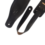 Levy's Amped Leather Series M26PD-BLK Guitar Strap *Free Shipping in the USA*