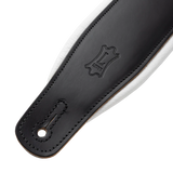 Levy's Amped Leather Series M26PD-BLK-WHT Guitar Strap *Free Shipping in the USA*