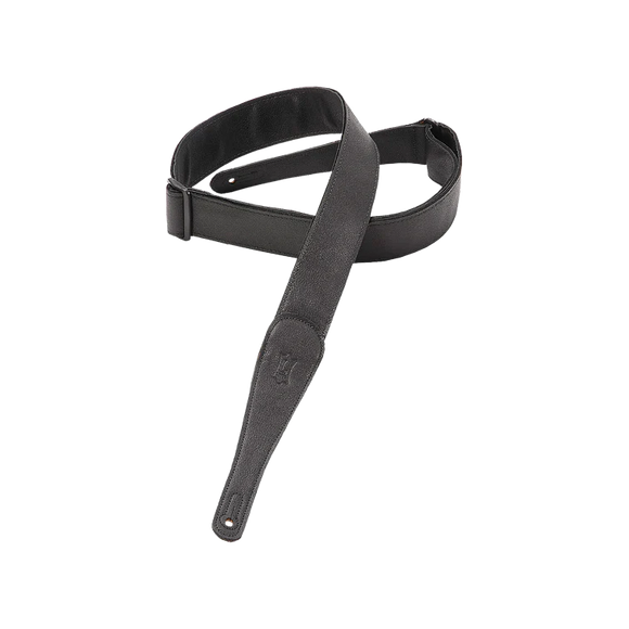 Levy's M7GP-BLK Leather Tri Glides Series Guitar Strap *Free Shipping in the USA*