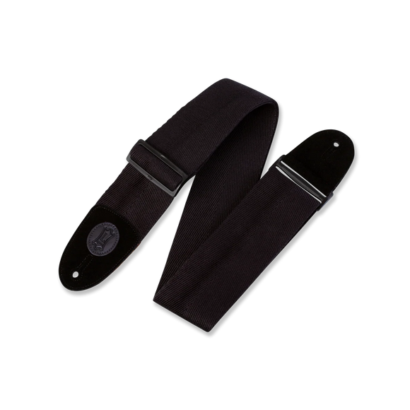 Levy's MSSC8-BLK Cotton Series Guitar Strap *Free Shipping in the USA*