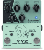 TECH 21 Geddy Lee YYZ Shape-shifter Signature SansAmp. "Free Shipping in the USA"