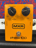 1970's MXR Phase 100 Block Logo Used w/box