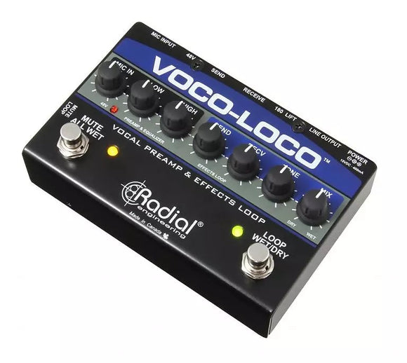 Radial Engineering Tonebone Voco-Loco Mic Preamp & Effect Loop *Free Shipping in the USA*