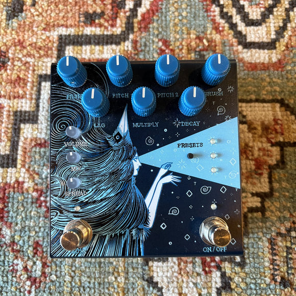 Old Blood Noise Endeavors Dark Star V3 Stereo Soundscape Reverb Blue Used