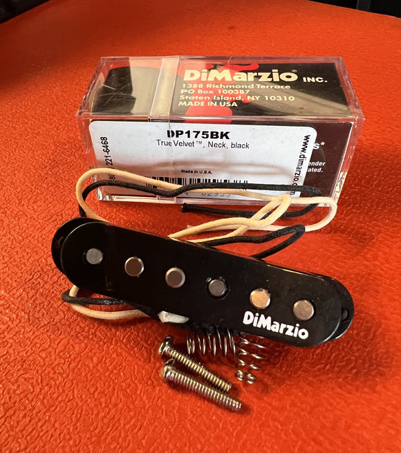 DiMarzio True Velvet Neck Single Coil DP175BK Pickup