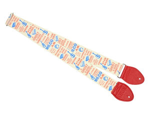 Souldier Wilco VEGAN Album Guitar Strap with Red Vinyl *Free Shipping in the USA*