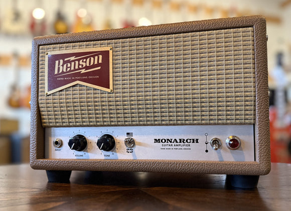 Benson Amps Monarch 15 Watt Head Brown Tolex *Free Shipping in the US*