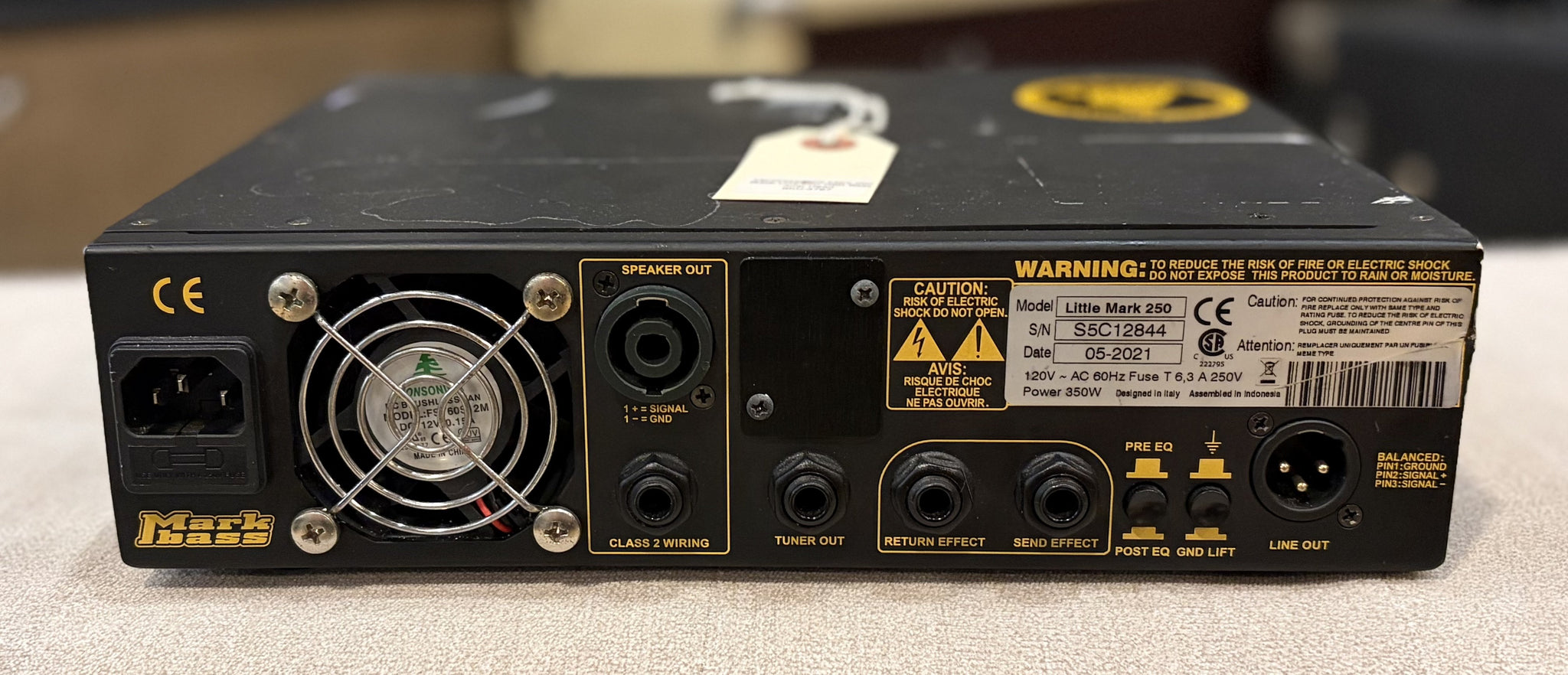 Markbass Little Mark 250 Black Line 250-Watt Bass Amp Head