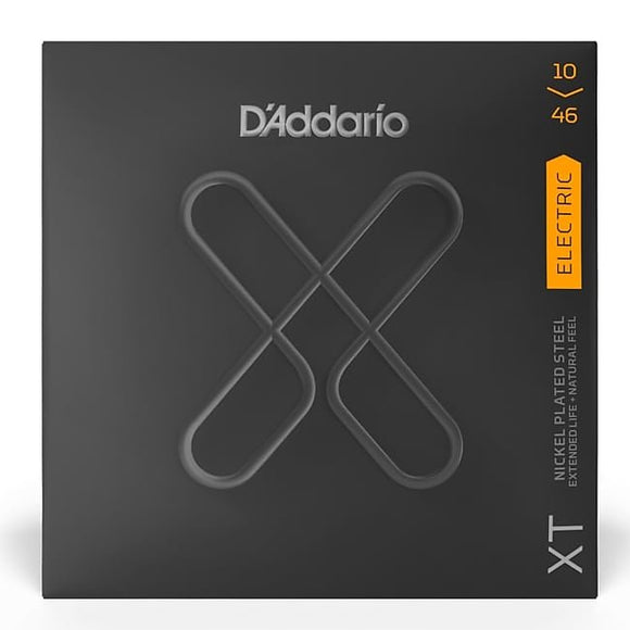 D'Addario XTE1046 XT Electric Nickel Plated Steel, Regular Light, 10-46
