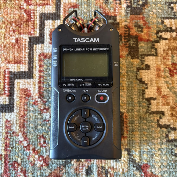 Tascam DR-40X Four Track Audio Recorder