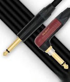 Divine Noise 15ft Instrument Cable ST-RAS (Straight-Right Angle Silent) Orange *Free Shipping*