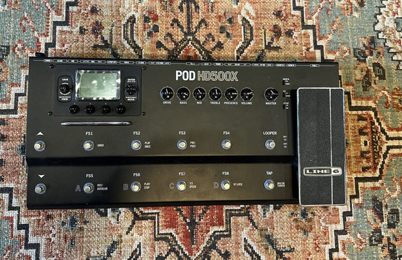 Line6 POD HD500X Guitar Multi-Effects Processor Used w/box
