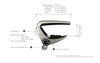 G7TH Newport Guitar Capo - Silver