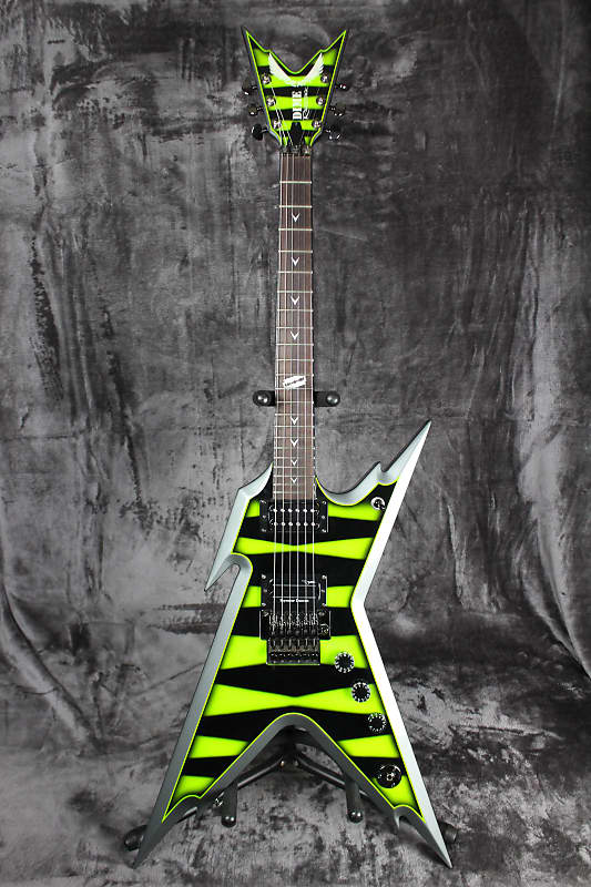 Dean Dime Razorback Bumble Bee Slime with Original Case – Empire Guitars