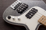 Reverend Mercalli 4 Bass Guitar Black Sparkle  *Free Shipping in the USA*