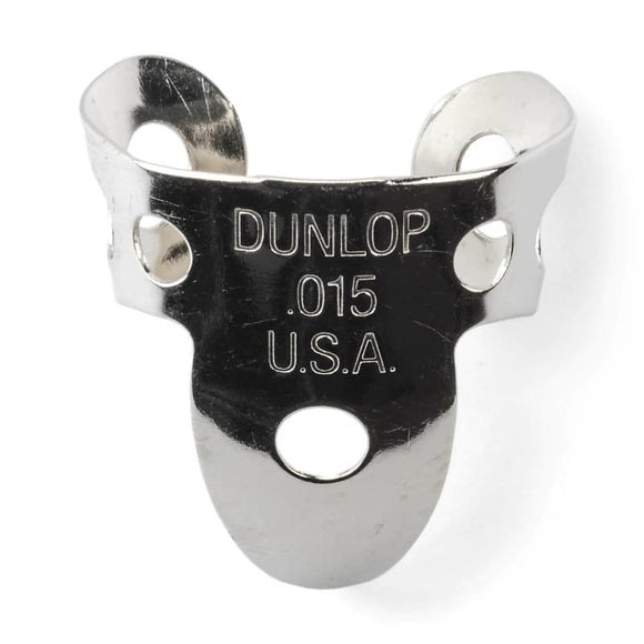 Dunlop DFP1 Metal Finger Picks (size .015)  (Set of 3)