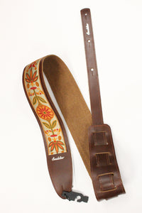 Souldier Daisy Maroon Torpedo Guitar Strap *Free Shipping in the US*