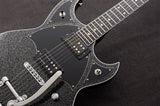 Reverend Guitars Reeves Gabrels Spacehawk Black Sparkle *Free Shipping in the USA*