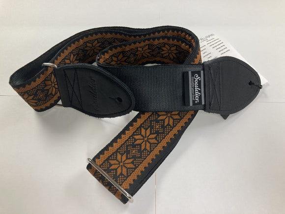 Souldier Straps Poinsettia Brown Black Ends GS0907BK02BK *Free Shipping in the US*