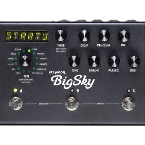 Strymon Limited Edition Midnight BigSky Multidimensional Reverberator Pedal *Free Shipping in the USA*