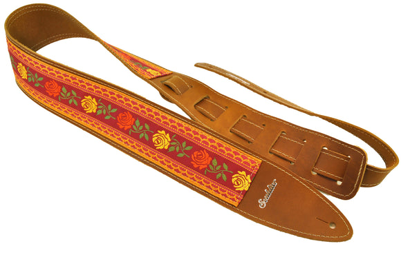 Souldier Tuscan Rose Torpedo Guitar Strap *Free Shipping in the US*
