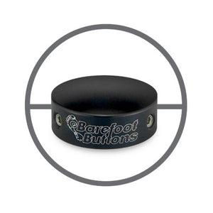 Barefoot Buttons V1 Black Big Bore 18-V1-BB-BK