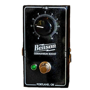 Benson Amps Germanium Boost Studio Black *Free Shipping in the US*