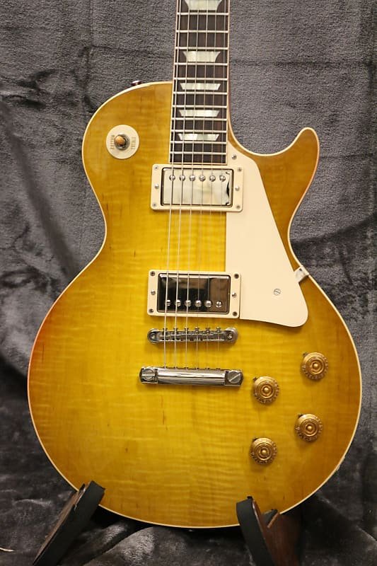 2015 Gibson LPR8 1958 Reissue Les Paul Lemon Burst – Empire Guitars