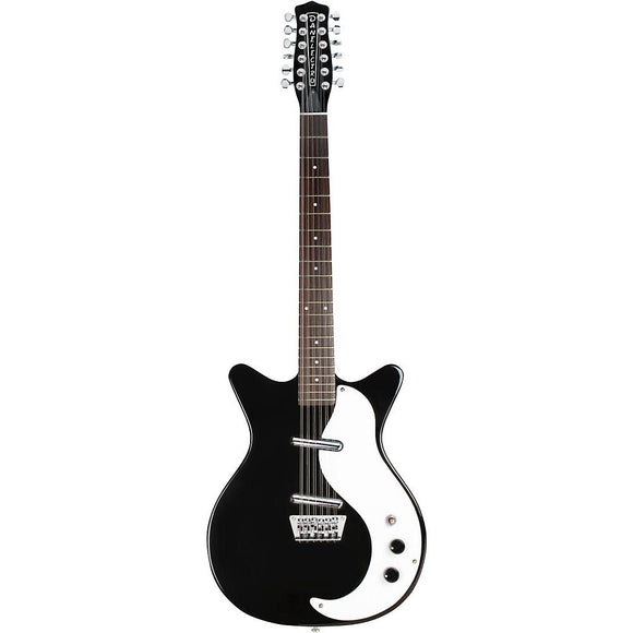 Danelectro Vintage 12-String 12SDC-Blk Black Electric Guitar *Free Shipping in the US*