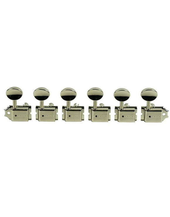 Kluson Deluxe KD-6B-NM Metal buttons *Free Shipping in the USA*