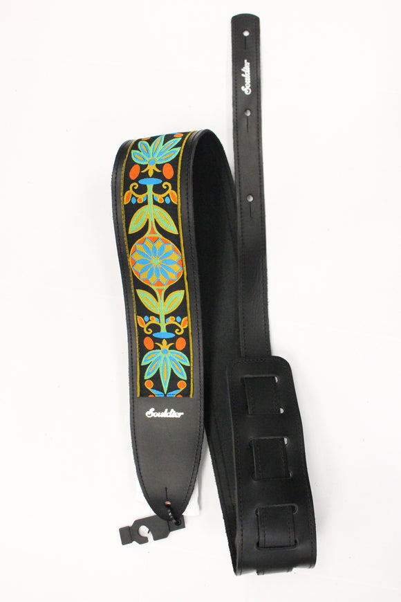 Souldier Daisy Blue Torpedo Guitar Strap *Free Shipping in the USA*
