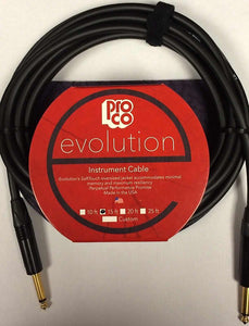 Pro Co Evolution EVLGCN-15 Instrument Cable 15 ft Straight/Straight *Free Shipping in the USA*