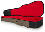 Gator Cases GT-ACOUS-TAN Transit Series Acoustic Guitar Gig Bag Tan