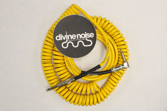 Divine Noise 50/50 Cable Yellow 30' Straight / Angle *Free Shipping in the USA*